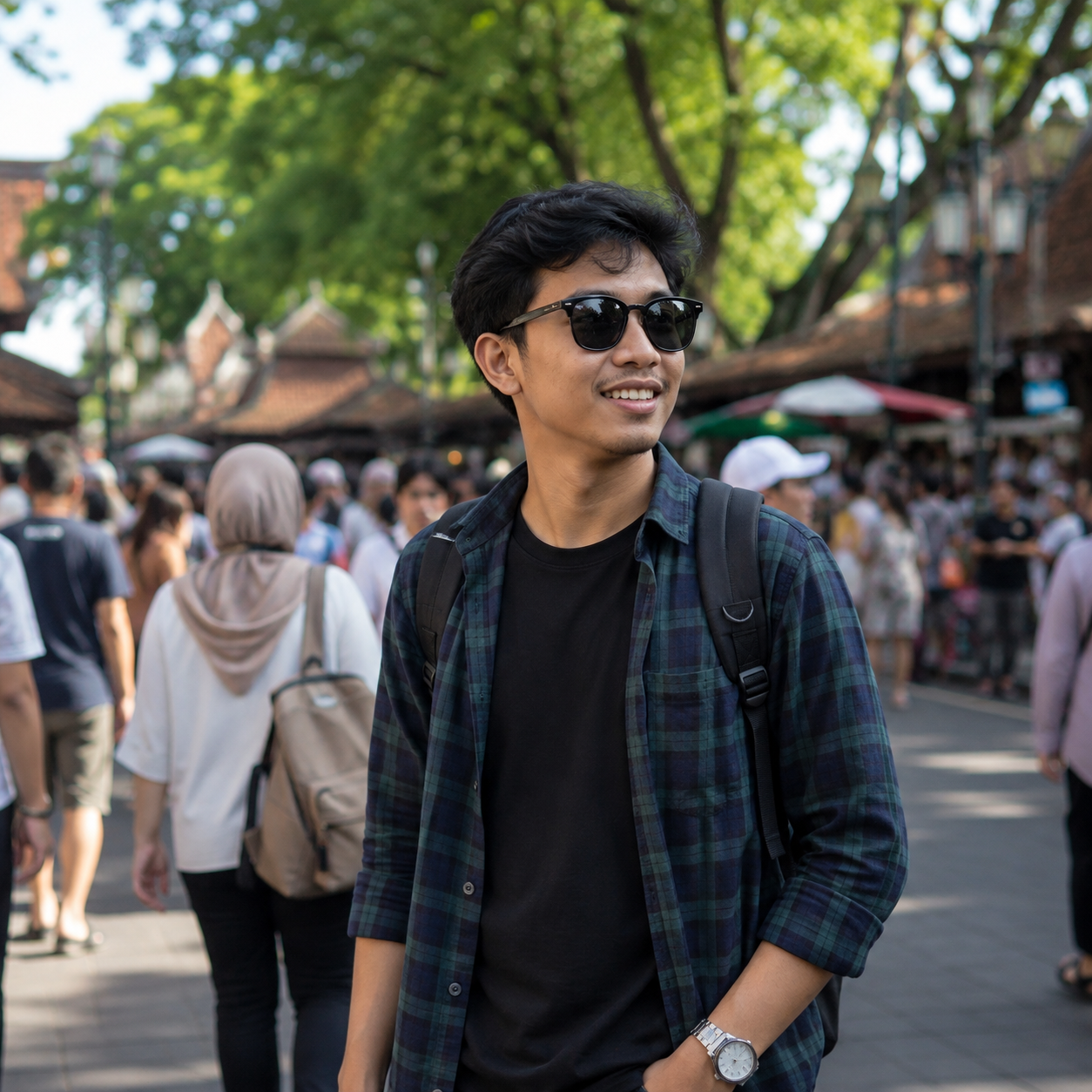 Foto pria untuk contoh ganti background foto orang