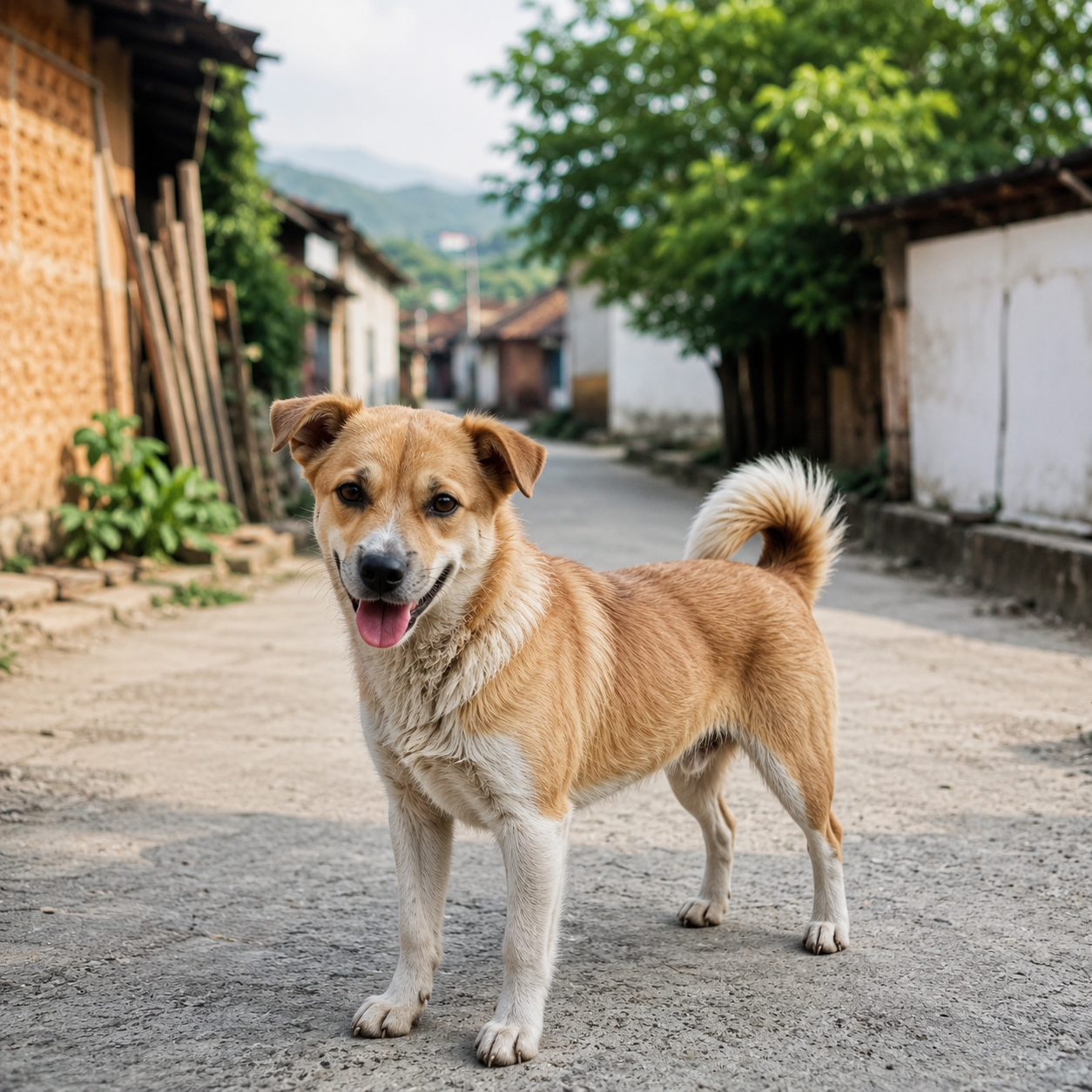 Foto anjing untuk contoh ubah background foto hewan